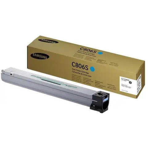 Samsung CLT-C806S - Toner cyan C806S do Samsung MultiXpress X-7400, X-7500, X-7600, SL-X7500, SL-X7600